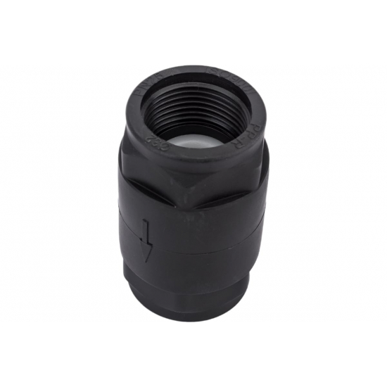 Обратный клапан UNIPUMP магистральный 1", пластик, мембрана - пластик