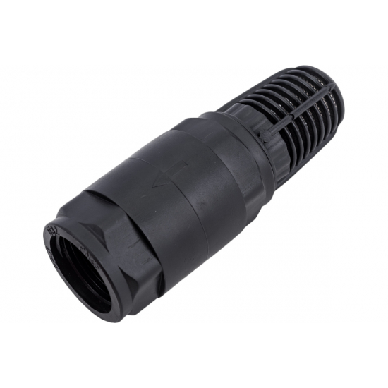 Обратный клапан UNIPUMP магистральный с сеткой 1", пластик, мембрана - пластик