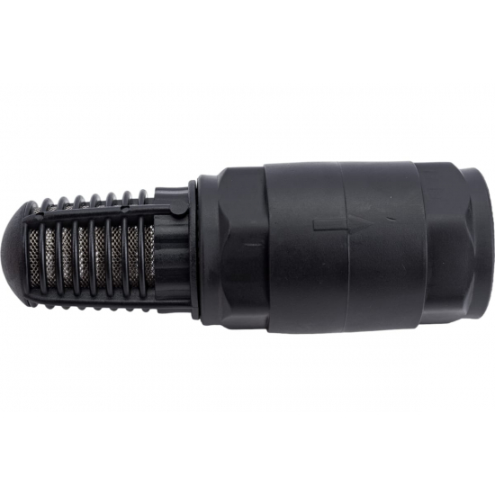 Обратный клапан UNIPUMP магистральный с сеткой 1", пластик, мембрана - пластик