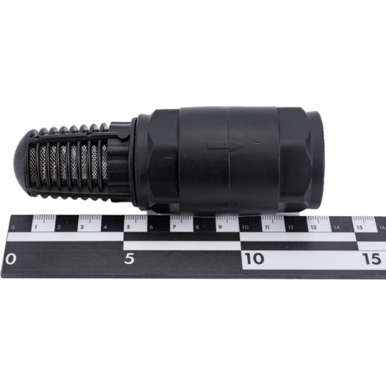 Обратный клапан UNIPUMP магистральный с сеткой 1", пластик, мембрана - пластик