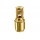 Обратный клапан UNIPUMP с сеткой 3/4", сетка - латунь, толкатель - латунь