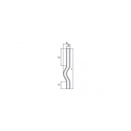 Обвод полипропиленовый EKOPLASTIK 32 мм серый