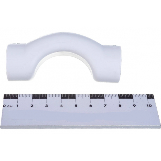 Обвод полипропиленовый с муфтами ПОЛИТЭК 20 мм короткий, белый