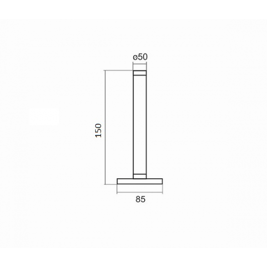 Опора для тумбы MIXLINE Аврора 1 штука высота 150 мм
