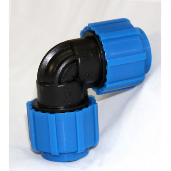 Отвод полиэтиленовый ТПК-АКВА 50х50 обжимной 50040050