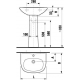 Пьедестал для раковины JIKA Zeta 1939.0