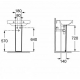 Пьедестал для раковины ROCA Victoria 337390
