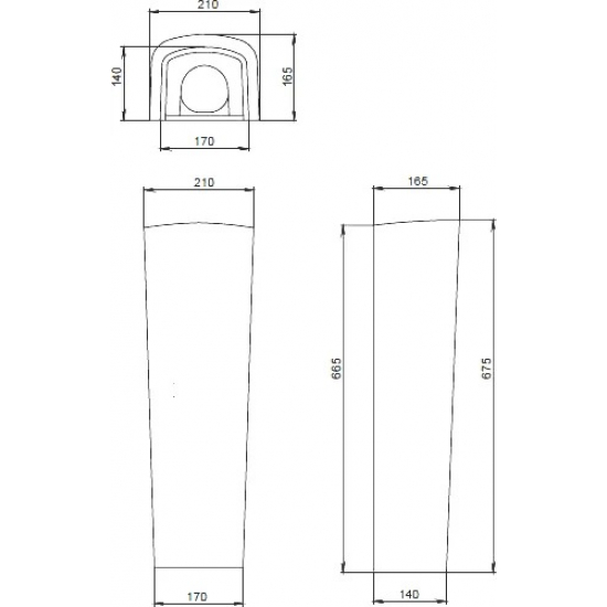 Пьедестал для раковины SANTERI Орион