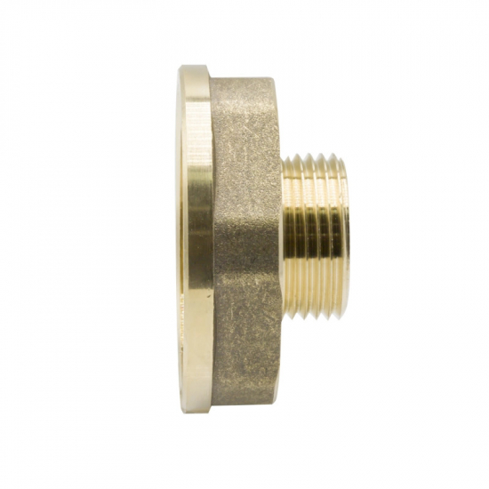 Переходник резьбовой LEXLINE 2" x 1" латунный 50-25 мм