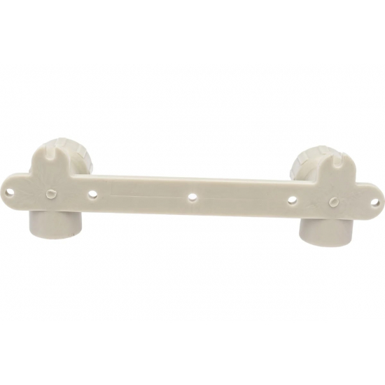 Планка полипропиленовая с водоразетками ПОЛИТЭК 20x1/2" серая