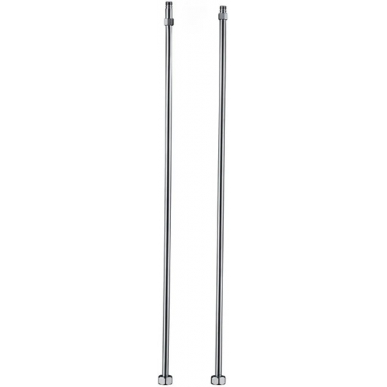 Подводка жёсткая для смесителя KAISER KS-50-LS хром 0.5 метра 