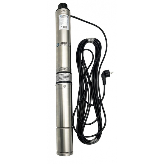 Погружной насос АКВАТЕК SP 3,5" 4-124 с кабелем 80 м, 1100Вт ,тип 2