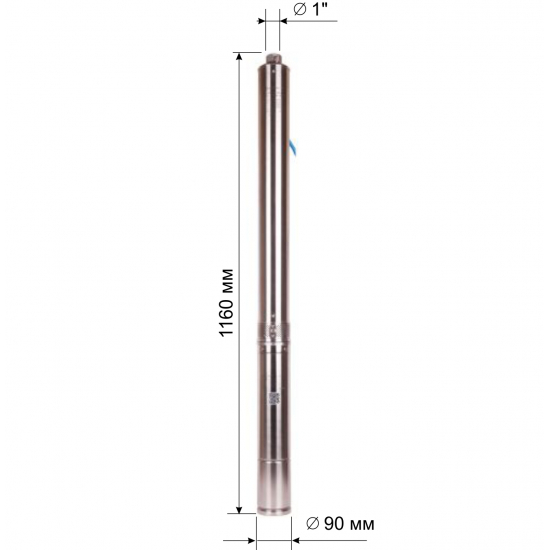 Погружной насос AQUARIO ASP1.8E-100-90 встроенный конденсатор