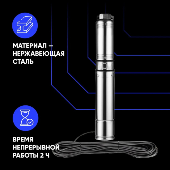 Погружной насос JEMIX СН 3-2-30 встроенный блок
