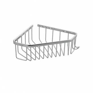 Полка 1-ярусная угловая 18 см САНАКС 75036 из нержавеющей стали