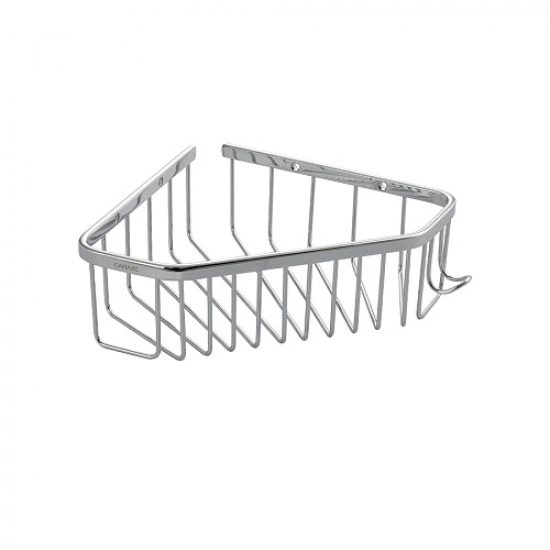 Полка 1-ярусная угловая 18 см САНАКС 75036 из нержавеющей стали