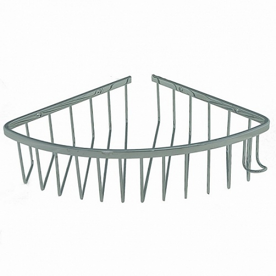 Полка 1-ярусная угловая 22 см САНАКС 75049 из нержавеющей стали