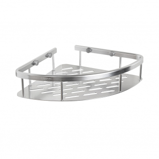 Полка 1-ярусная угловая 22 см САНАКС 75068 из алюминия