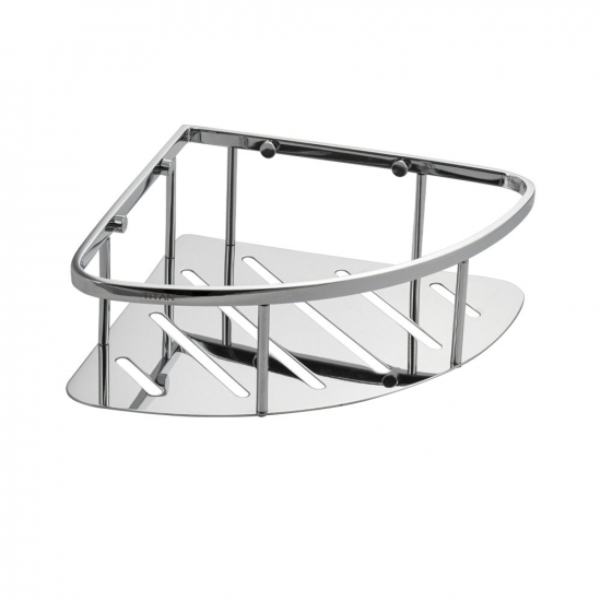 Полка 1-ярусная угловая 22 см TITAN 77350 из нержавеющей стали