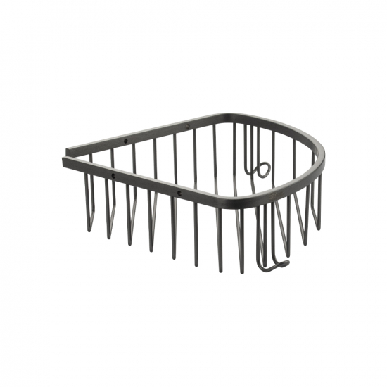 Полка 1-ярусная угловая GFmark GF-78250 графит