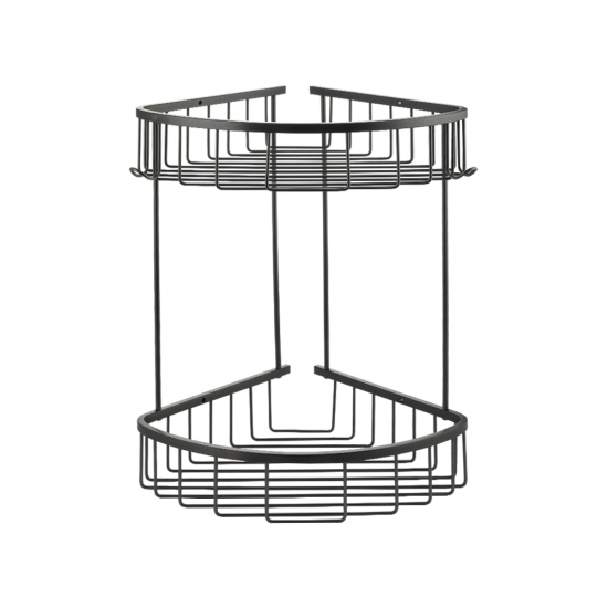 Полка 2-ярусная угловая GFmark GF-78251 графит
