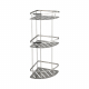 Полка 3-ярусная угловая 22 см .GFmark - 80364 из нержавеющей стали