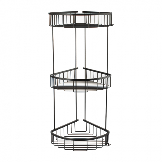 Полка 3-ярусная угловая GFmark GF-78255 графит