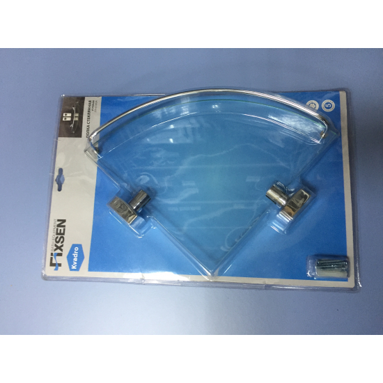 Полка FIXSEN Kvadro FX-61303A стеклянная угловая