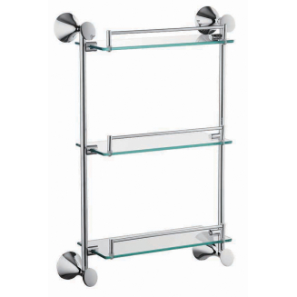 Полка FRAP 35 F3507-3 стеклянная 3 ярусная