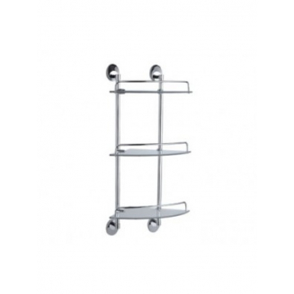 Полка FRAP F1607-3 стеклянная 3 ярусная угловая