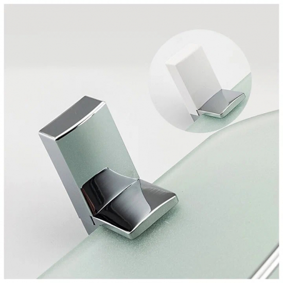 Полка FRAP F1807 стеклянная 1 ярусная