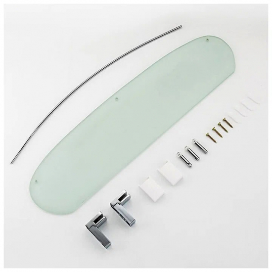 Полка FRAP F1807 стеклянная 1 ярусная