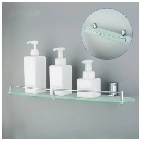 Полка FRAP F1807 стеклянная 1 ярусная