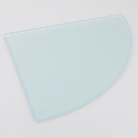 Полка FRAP F1907-2 стеклянная 2 ярусная угловая