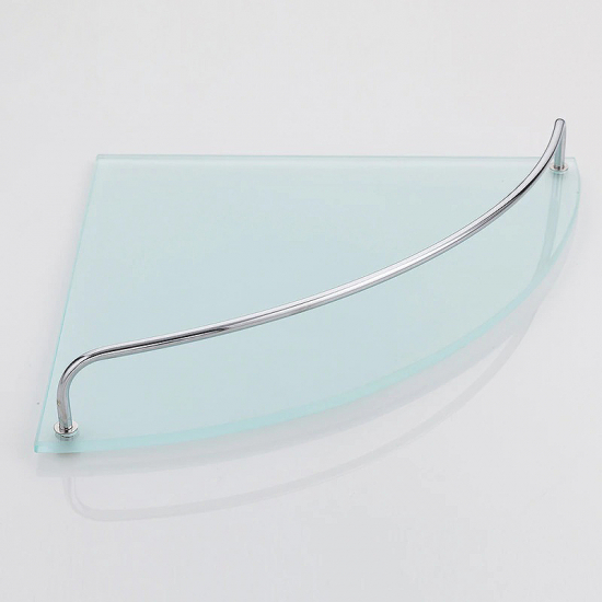 Полка FRAP F1907-3 стеклянная 3 ярусная угловая