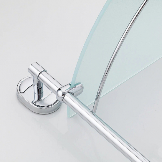 Полка FRAP F1907-3 стеклянная 3 ярусная угловая