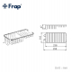 Полка FRAP F338 с мыльницей и крючками