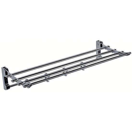 Полка FRAP F806 для полотенец с крючками