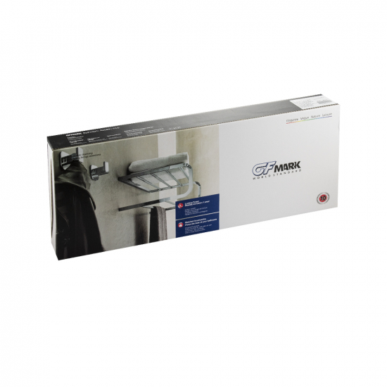 Полка GFmark 80142 для полотенца из нержавеющей стали