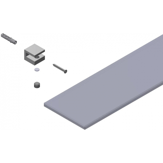 Полка STWORKI Glass Shelf 60 полкодержатели хром