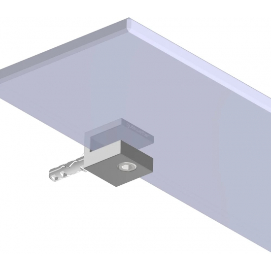 Полка STWORKI Glass Shelf 60 полкодержатели хром