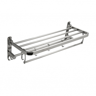 Полотенцедержатель BRIMIX 1056 с крючками, складной