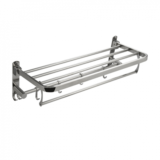 Полотенцедержатель BRIMIX 1056 с крючками, складной