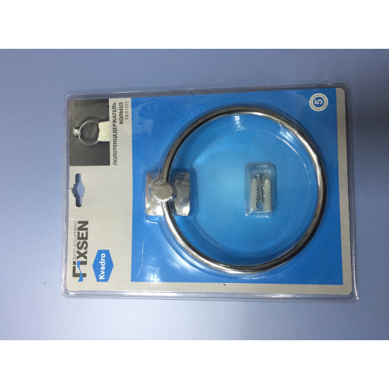 Полотенцедержатель FIXSEN Kvadro FX-61311 кольцо