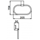 Полотенцедержатель FRAP F1804 кольцо
