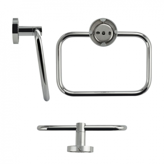 Полотенцедержатель GFmark GF-3204 с белой мозаикой