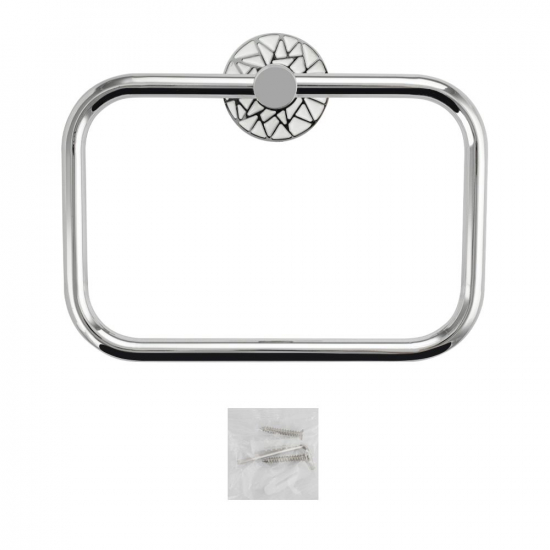 Полотенцедержатель GFmark GF-3204 с белой мозаикой