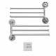 Полотенцедержатель GFmark GF-3212  поворотный тройной с белой мозаикой