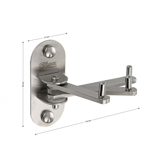 Полотенцедержатель GFmark GF-80133 поворотный тройной малый