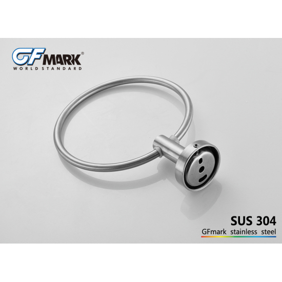 Полотенцедержатель GFmark GF-80147 кольцо нержавеющая сталь